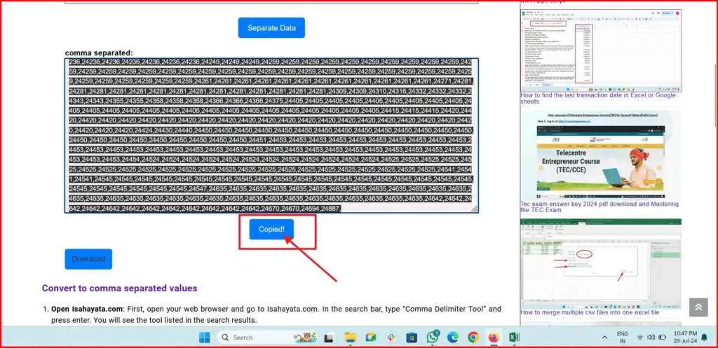 convert excel to text file with comma delimiter