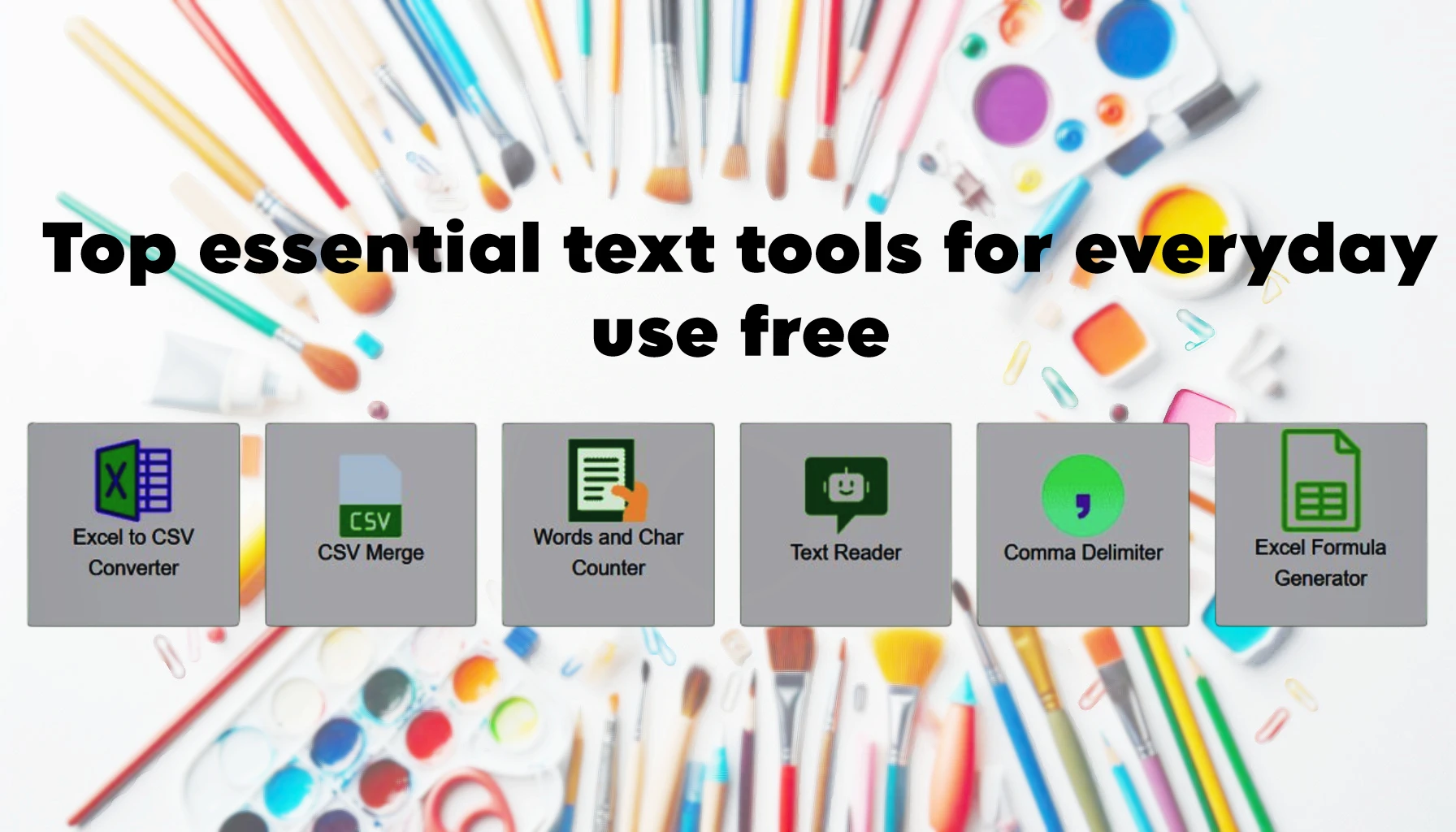 Top essential text tools for everyday use free
