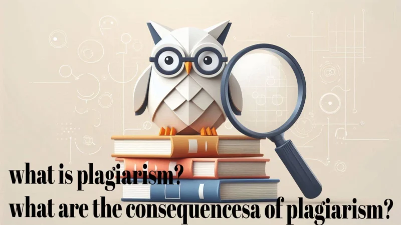 What is plagiarism? What are the consequences of plagiarism?